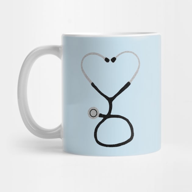Doctor's Geart Shaped Stethoscope by ahadden